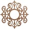 Ekena Millwork Dijon Wood Fretwork Pierced Ceiling Medallion, Walnut, 22"OD x 7 1/8"ID x 3/8"T CMWP22X22X0375DIWA - alternate 1